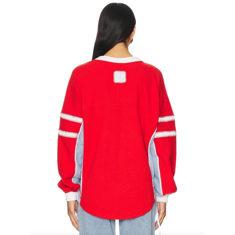 NEW Free People | FP Movement Rugby-Ready Layer in Winterberry Combo Sz Small - Picture 9 of 10